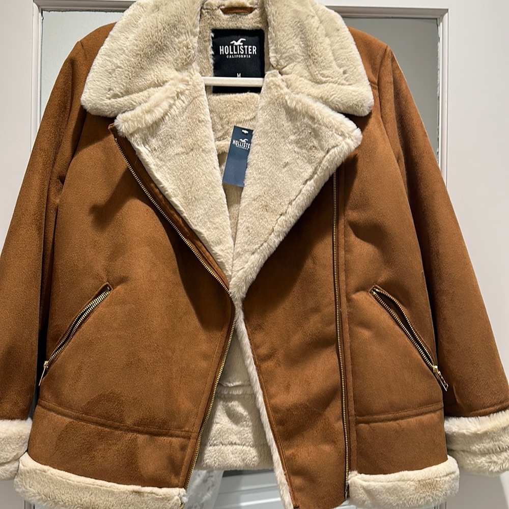 Hollister Faux Fur lined Jacket